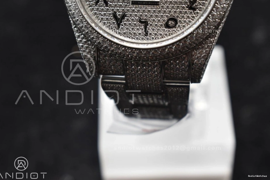 41mm ZipUp with JDF Numerical Best Diamond Date 900 Arabic DateJust Version Wheel Markers 0829